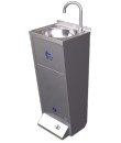 Lavabo Inox. Registrable con pedestal