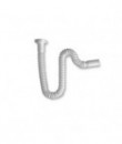 Flexible siphon for wash basins