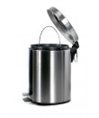 Papelera pedal inox