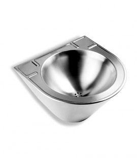 Inox wall-mounted washbasin