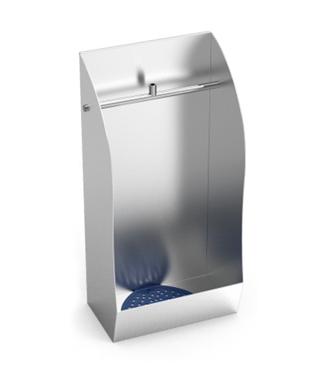 Urinario acero inox.