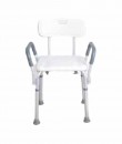 Asiento de ducha con respaldo