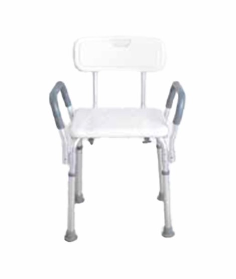 Asiento de ducha con respaldo