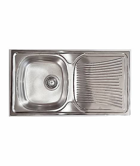 Fregadero de cocina 1 seno y escurridor