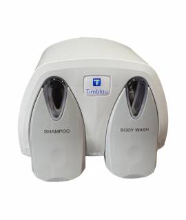 Mini Dispensador de jabón doble ABS