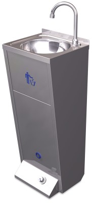 Lavabo Inox. Registrable con pedestal