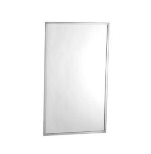 Espejo fijo inox. Satinado