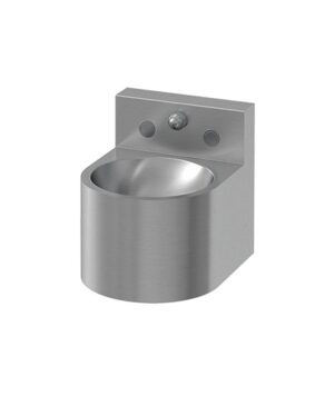 Lavabo de pared con splashback