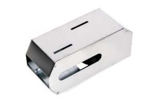Portarrollos inox. Brillante